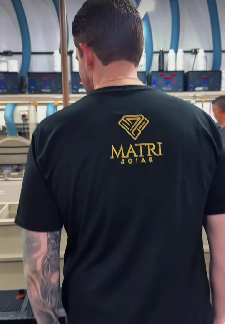 Bastidor da fabricação própria das joias Matri